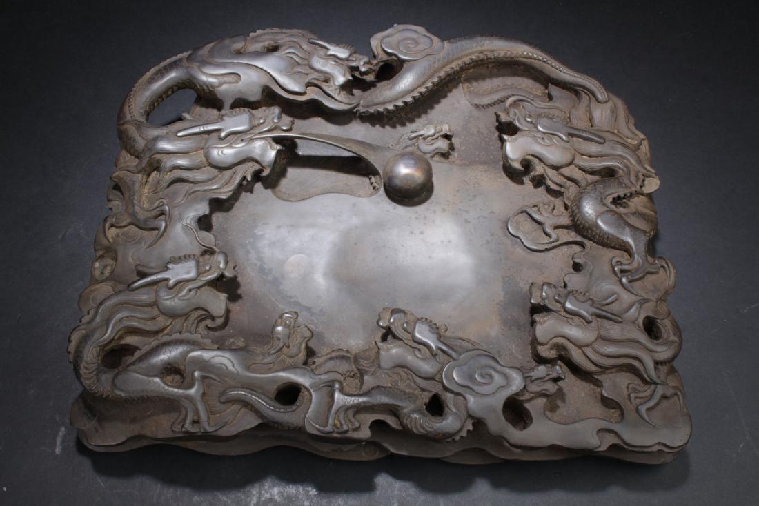 An Estate Chinese Inkstone Display (1 of 7)