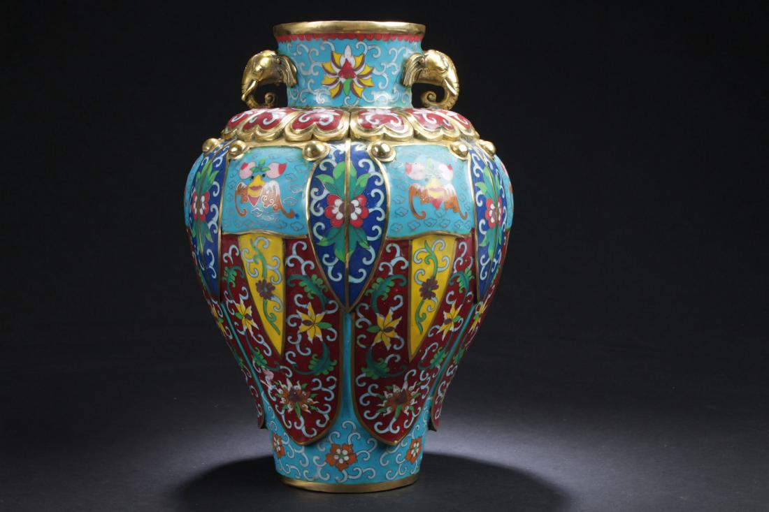 A Massive Duo-handled Chinese Estate Bat-framing (1 of 7)