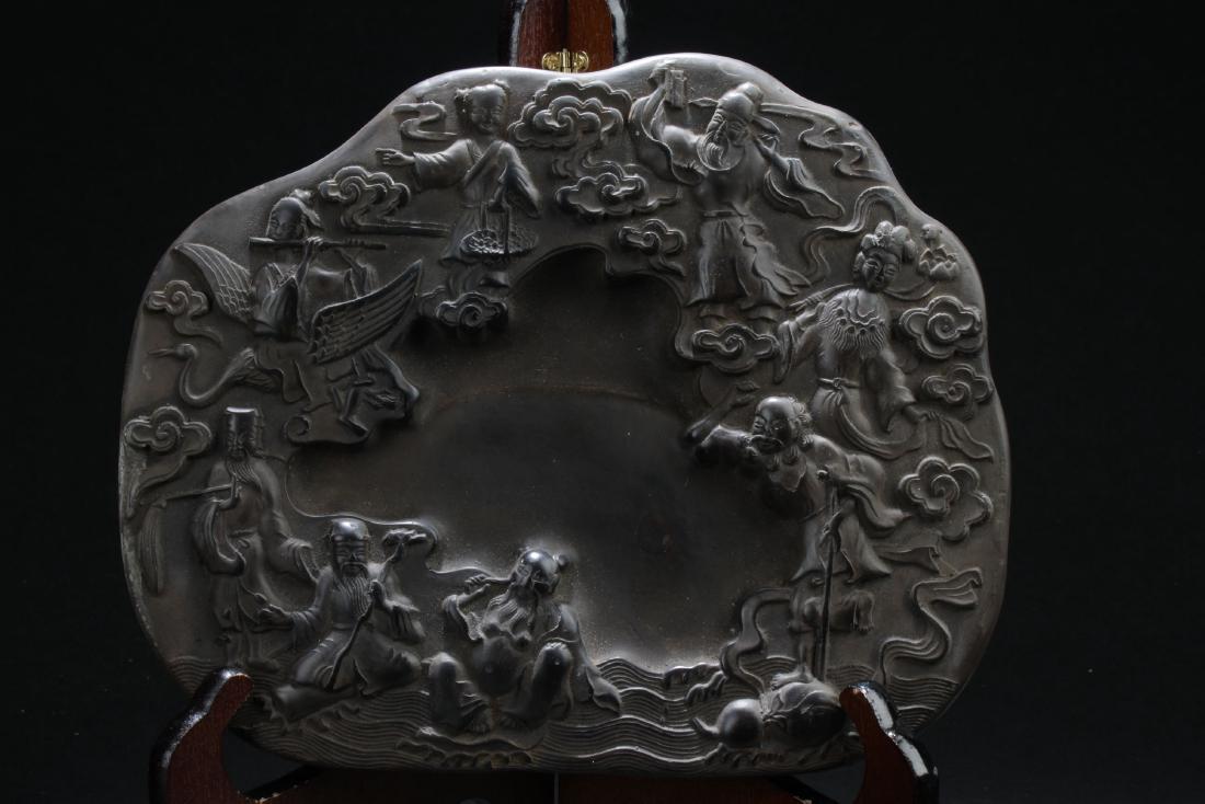 An Estate Story-telling Chinese Inkstone Display (1 of 7)