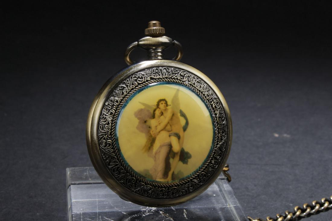 An Estate Chinese Pocket-watch Display (1 of 4)