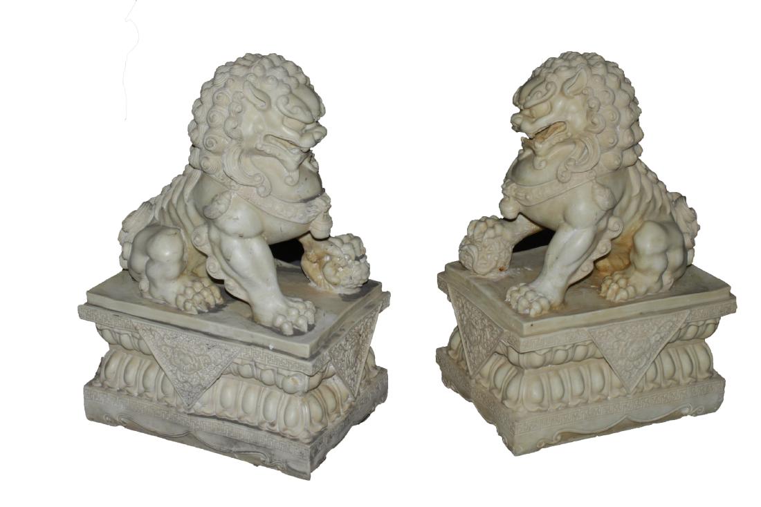 A Pair of Chinese Foo Guardian Dogs Display (1 of 6)