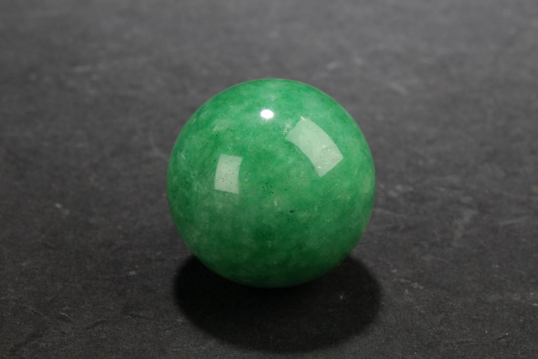 An Estate Chinese Jade Bead Figure Display (1 of 4)