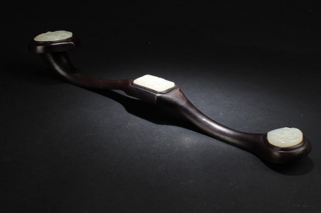 A Chinese Estate Ryui Jade-inserted Display (1 of 8)