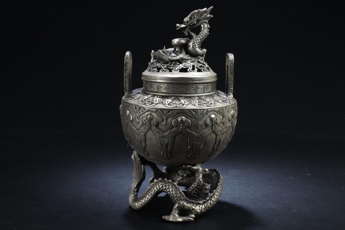 An Estate Chinese Dragon-decorating Fortune Censer (1 of 10)