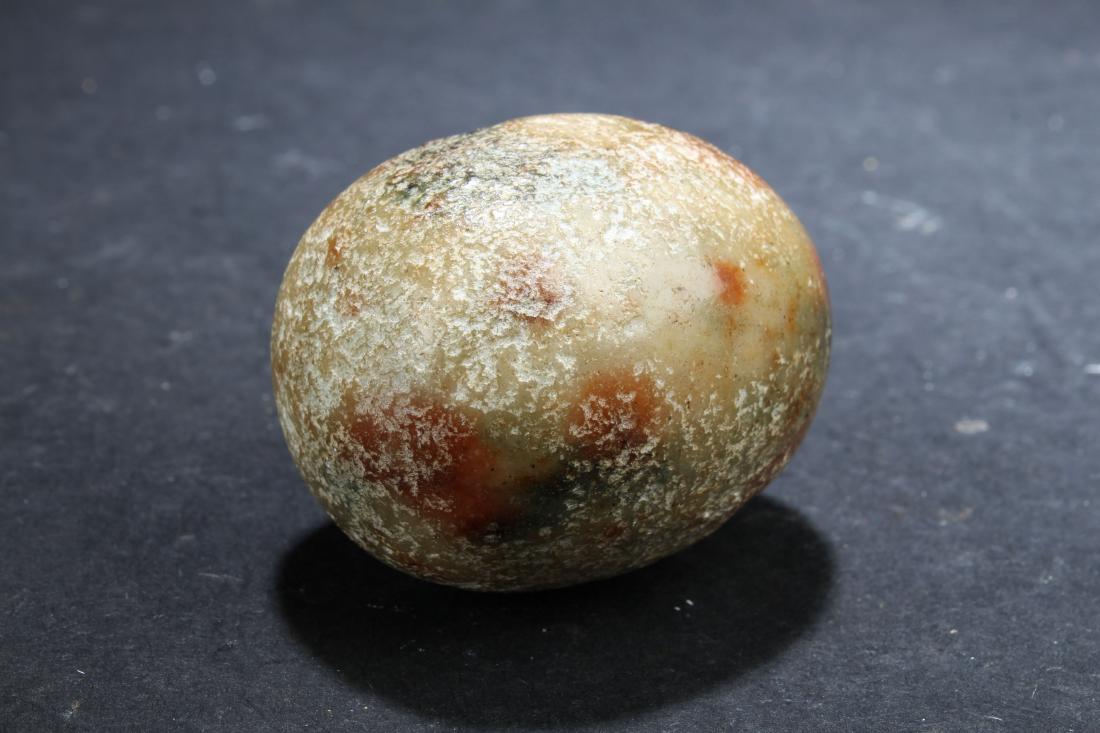 A Chinese Old-jade Fortune Figure Display (1 of 5)