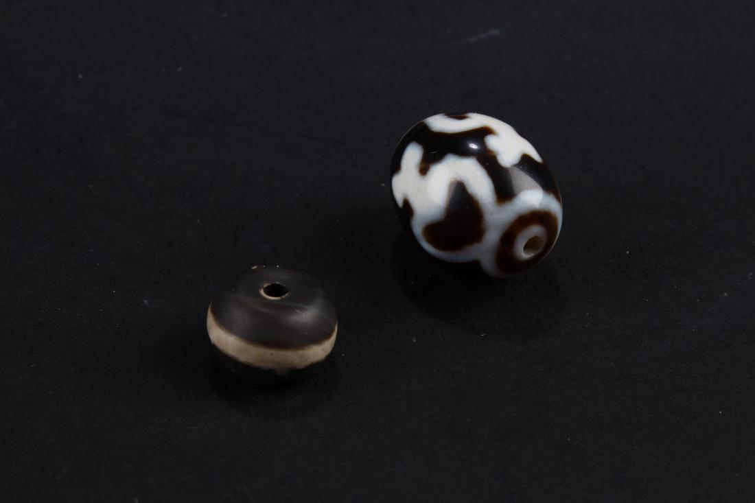An Estate Round Religious Tibetan Bead (1 of 5)