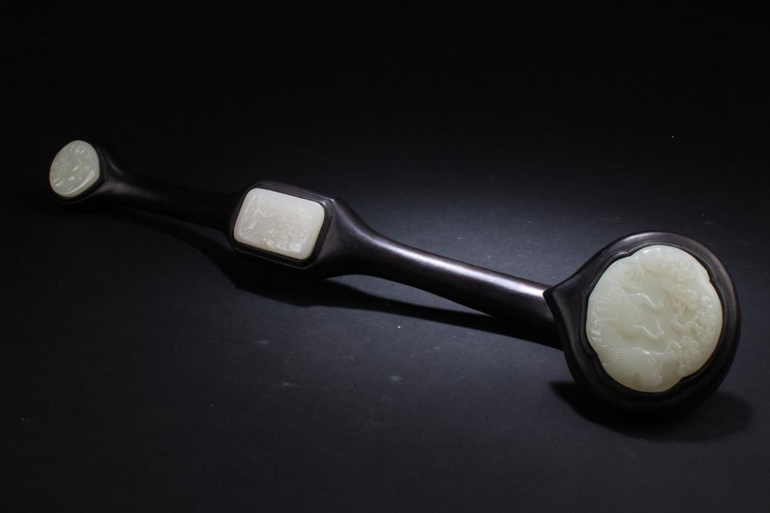 An Estate Chinese Wooden Ryui Display (1 of 5)