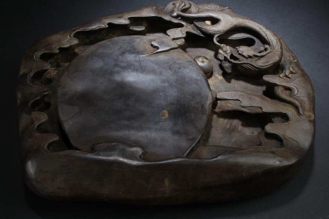 An Estate Dragon-decorating Chinese Inkpad Display (1 of 8)