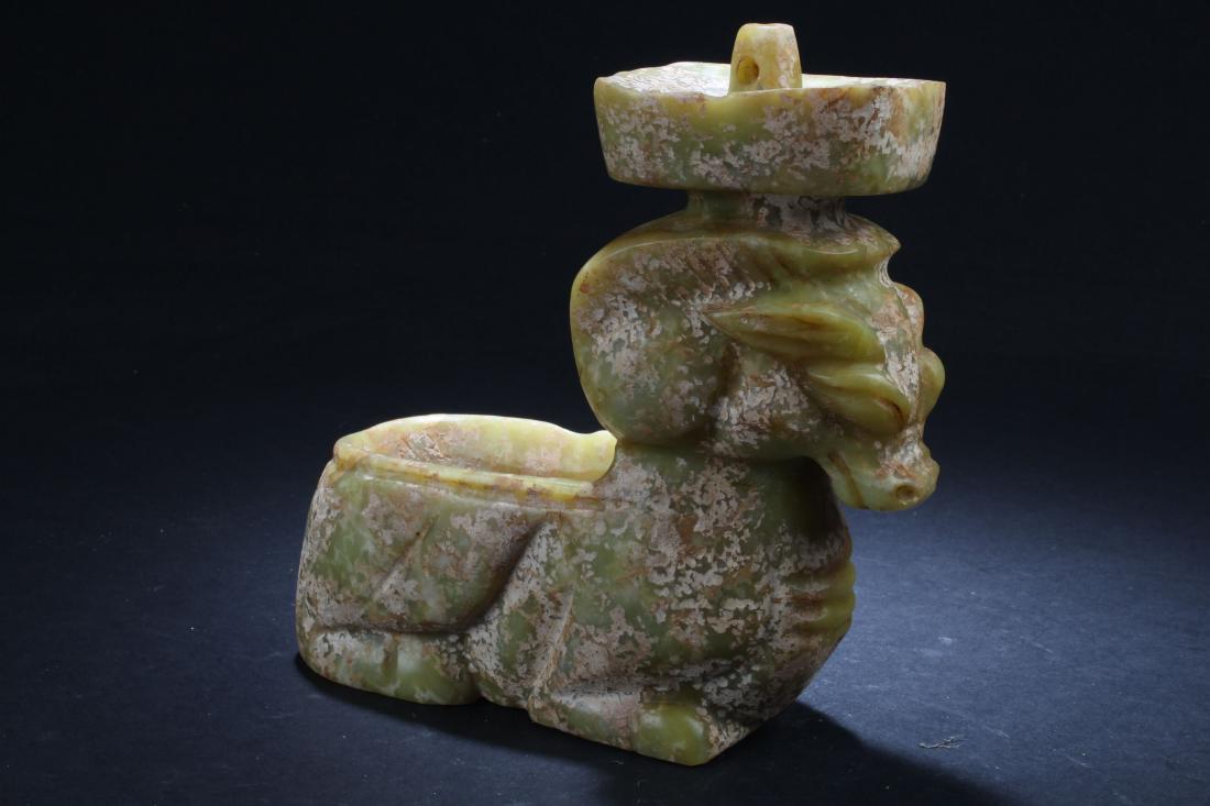 An Estate Chinese Jade Statue Display (1 of 8)