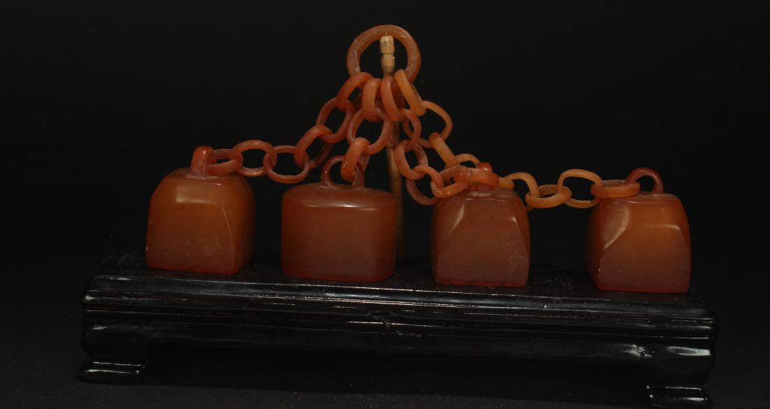 Two Chinese Old-jade Myth-beast Fortune Figures (1 of 7)