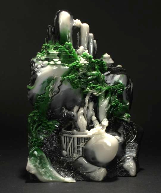 An Estate Chinese Mountain-view Fortune Display (1 of 6)