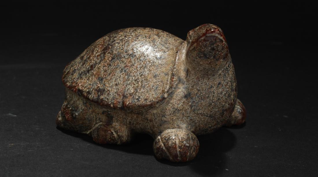 A Chinese Old-jade Curving Myth-beast Display (1 of 5)