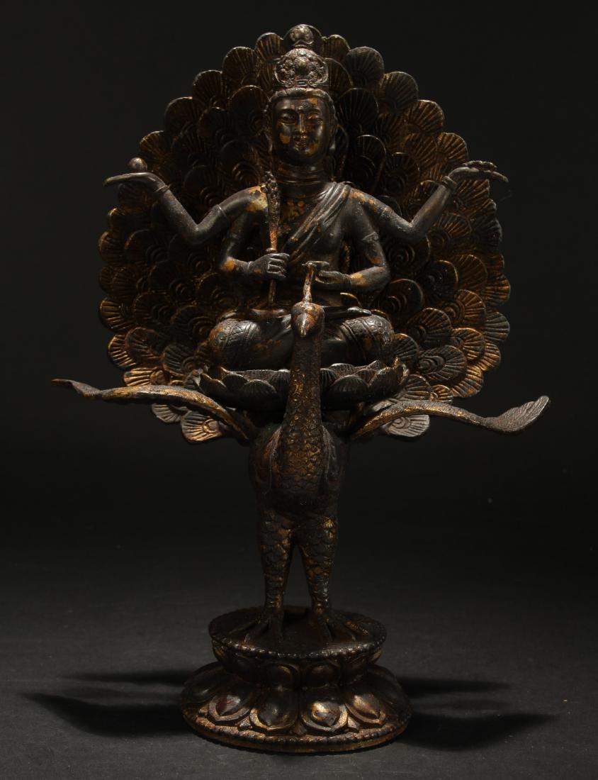 An Estate Myth-beast Chinese Seated Buddha  Statue (1 of 6)