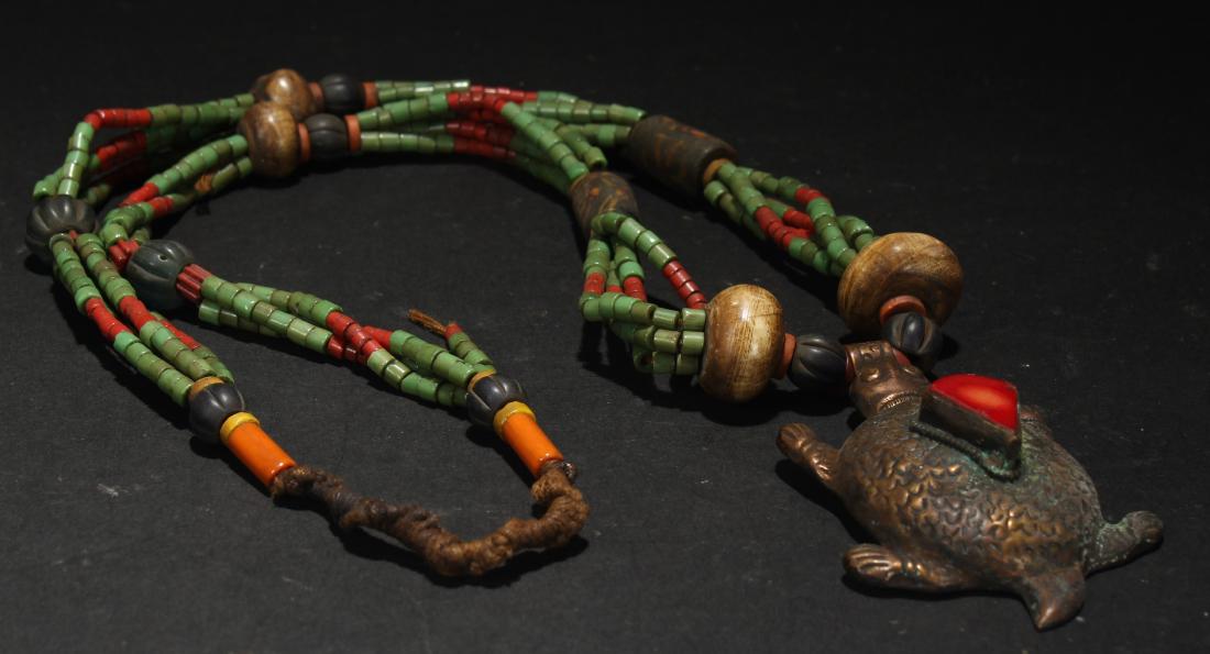 An Estate Chinese Myth-beast Religious Necklace (1 of 6)