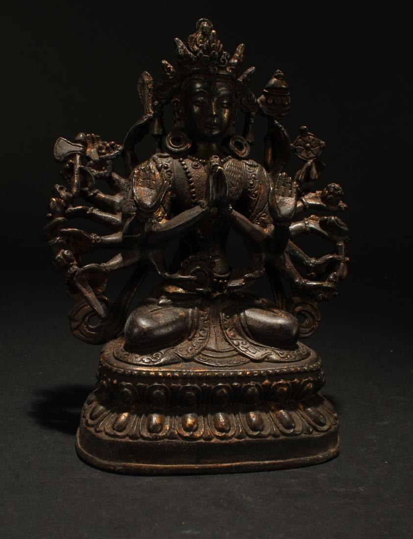An Estate Tibetan Religious Display Statue (1 of 6)