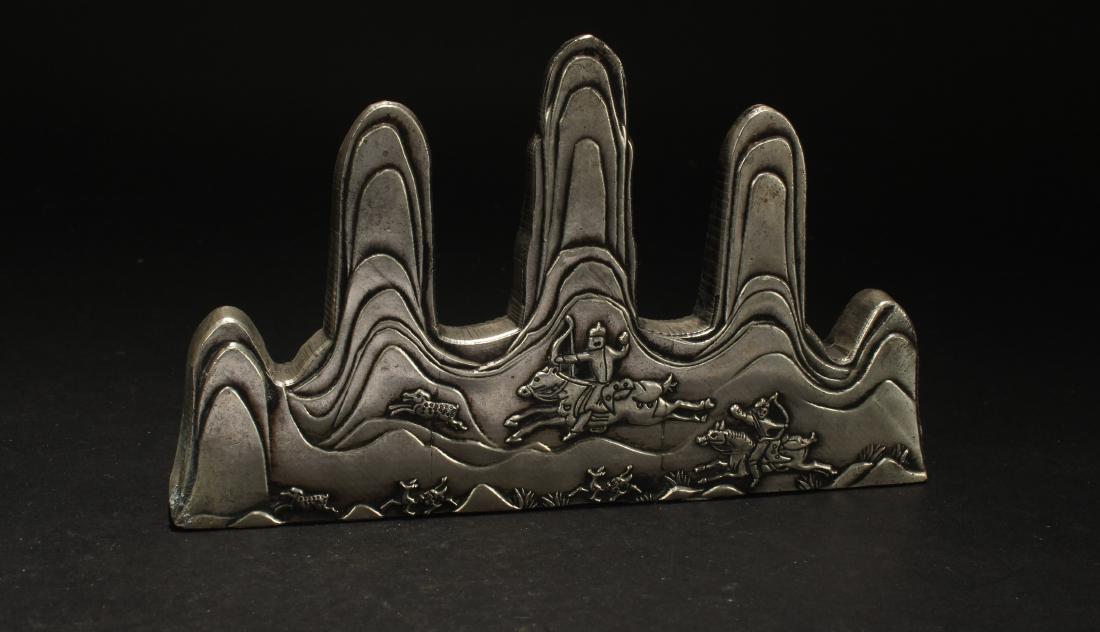 A Chinese Mountain-view Pen Holder Display (1 of 5)