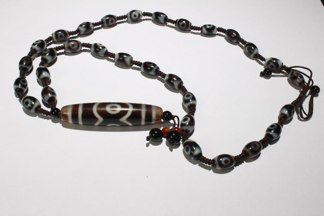 An Estate Tibetan Bead-fortune Necklace (1 of 7)