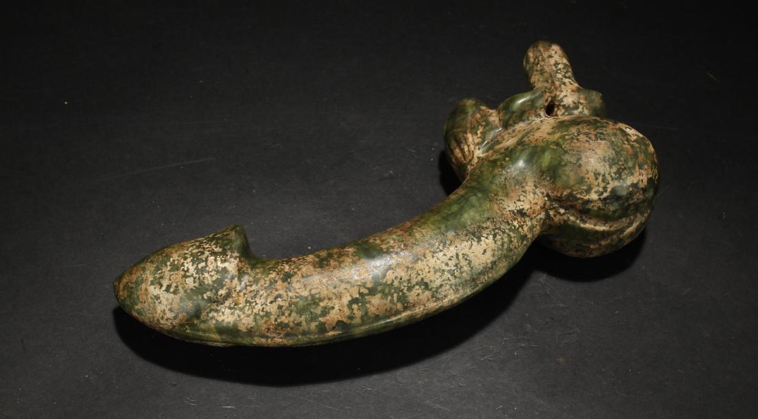 An Estate Chinese Male-fortune Religious Display: An Estate Chinese Male-fortune Religious Display . Length: 9.5 (inch). Width: 1.75 (inch).
