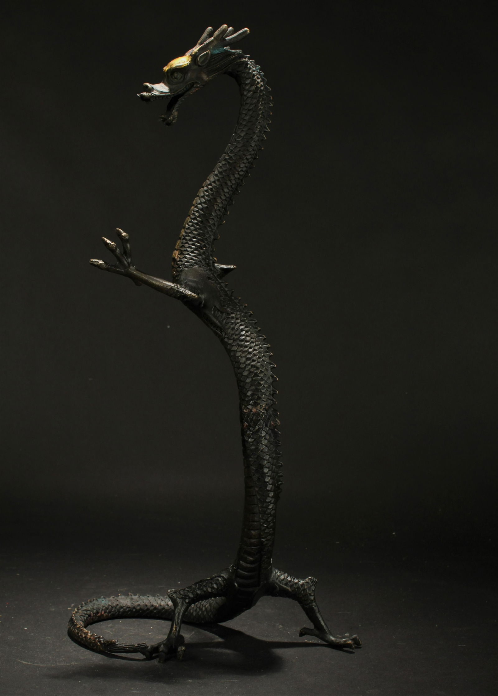 A Chinese Religious Estate Dragon-decorating Display (1 of 7)