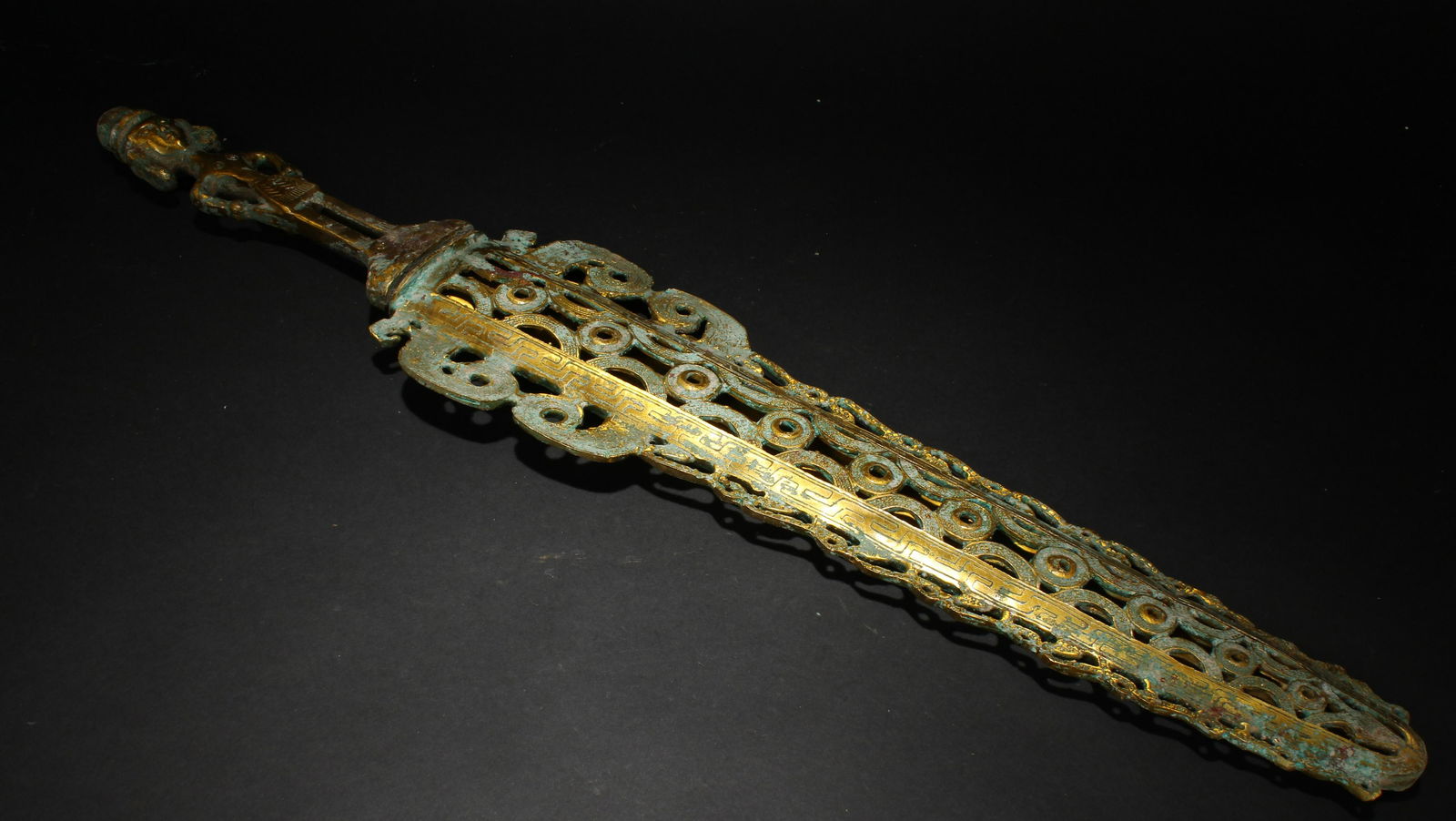 A Chinese Ancient-framing Estate Bronze Statue (1 of 9)