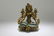 An Estate Chinese Cloisonne Religious Statue Display