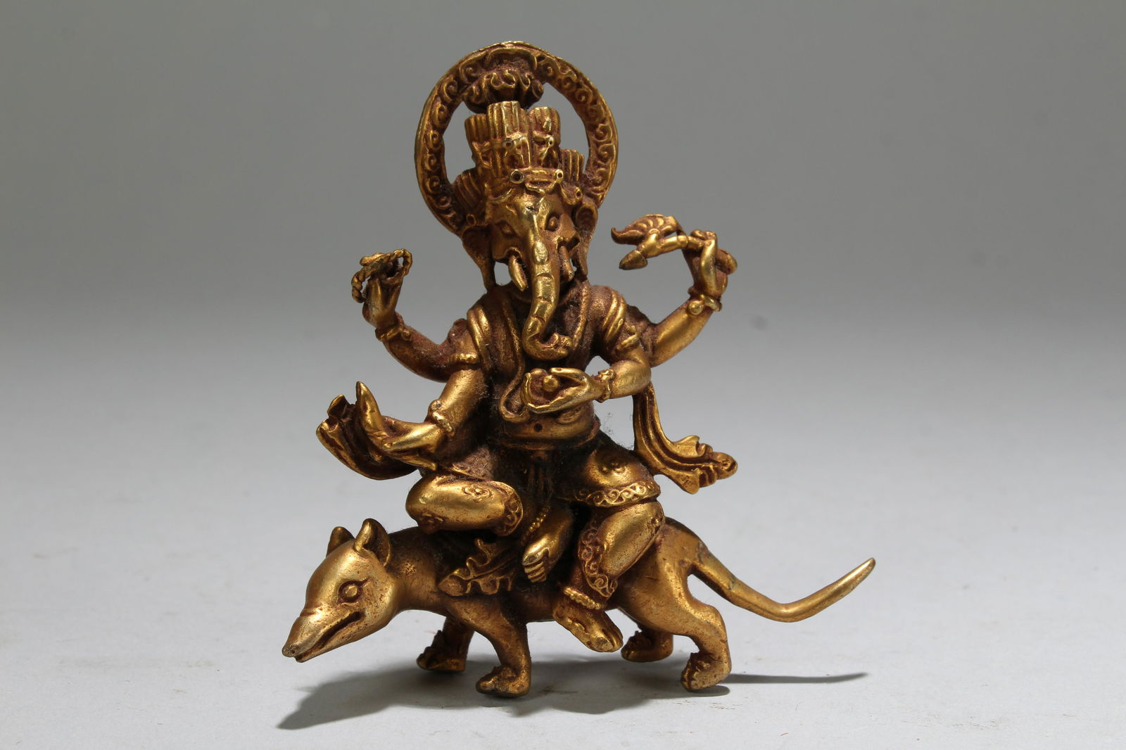 An Estate Tibetan Gilt Religious Buddha Statue (1 of 2)