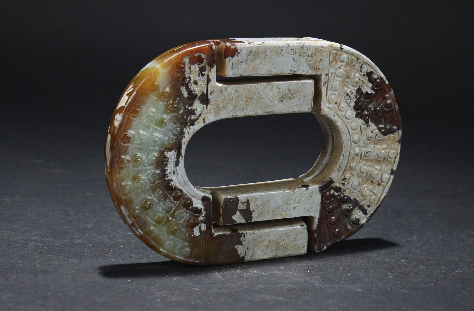 An Estate Ancient-framing Chinese Old-jade Figure (1 of 4)