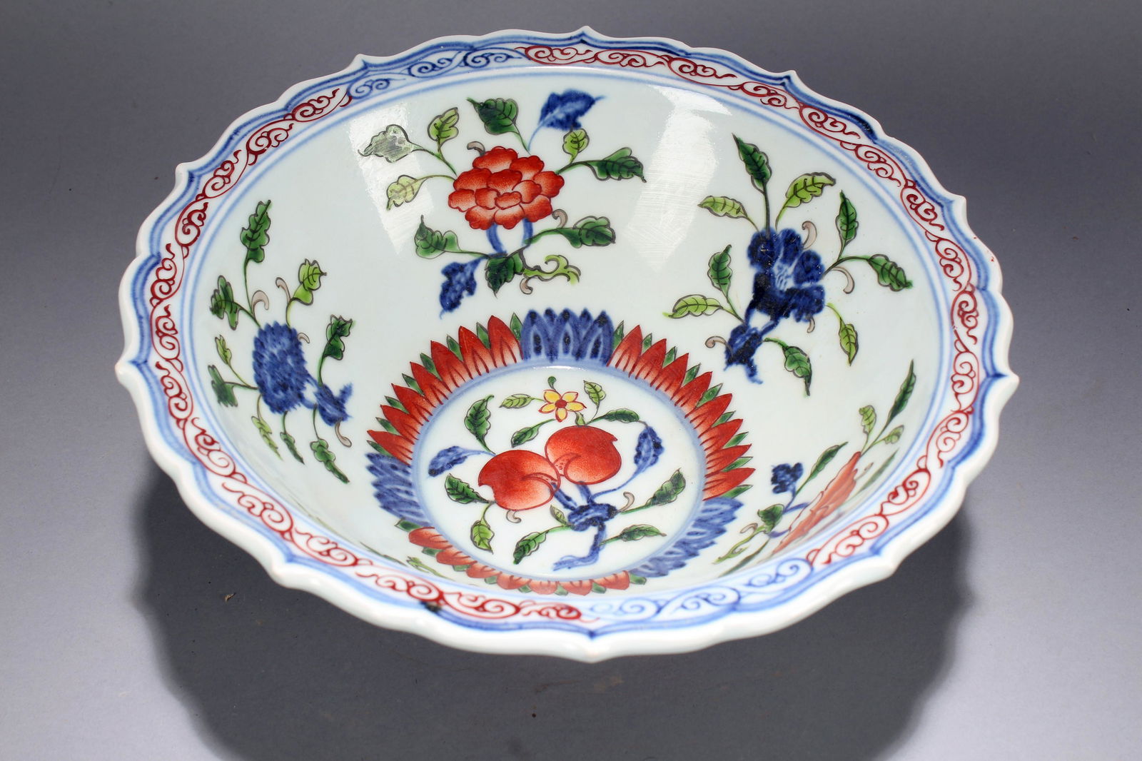 An Estate Chinese Peach-fortune Massive Porcelain (1 of 5)