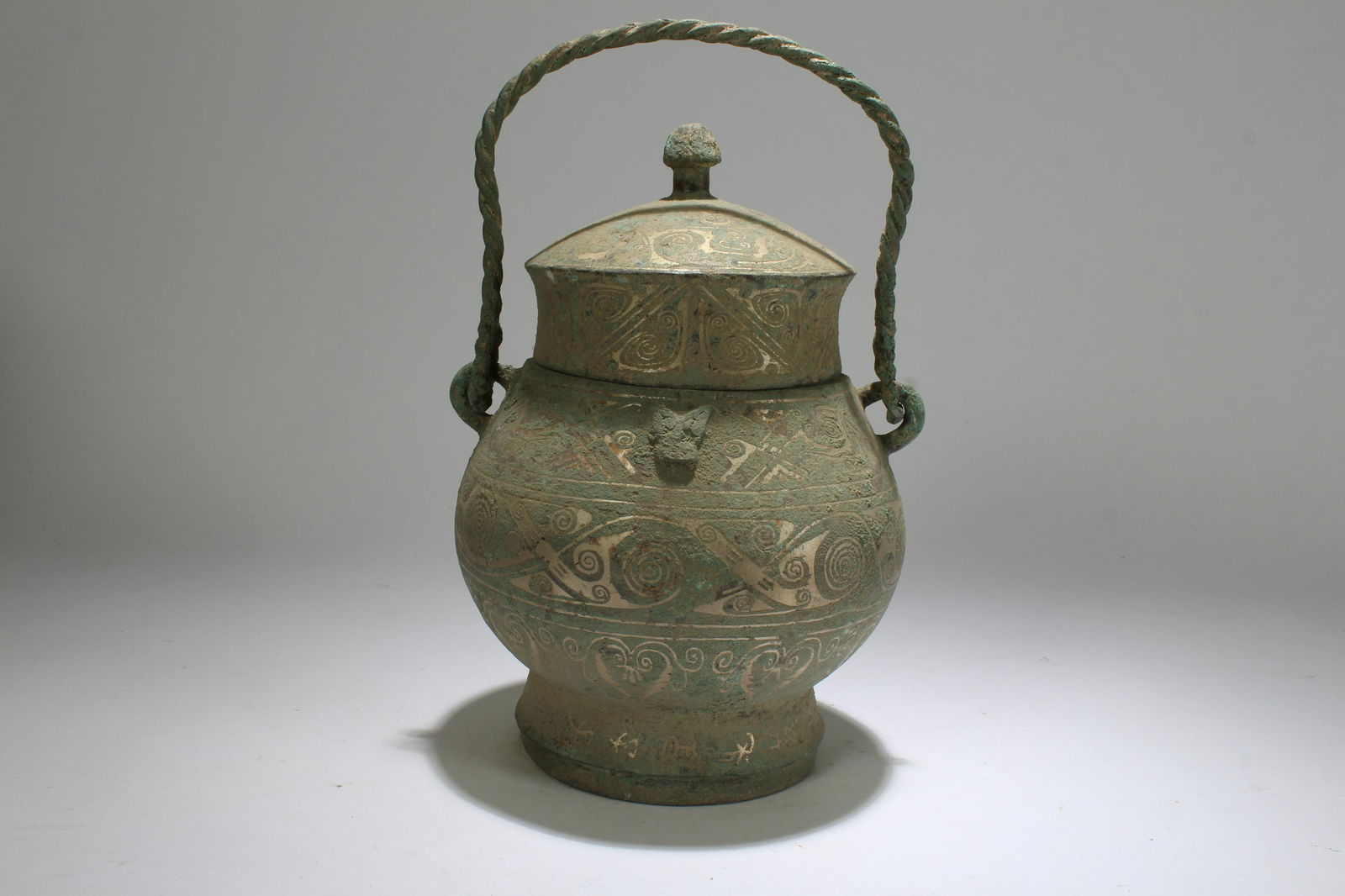 A Chinese High-handled Estate Bronze Vessel (1 of 5)