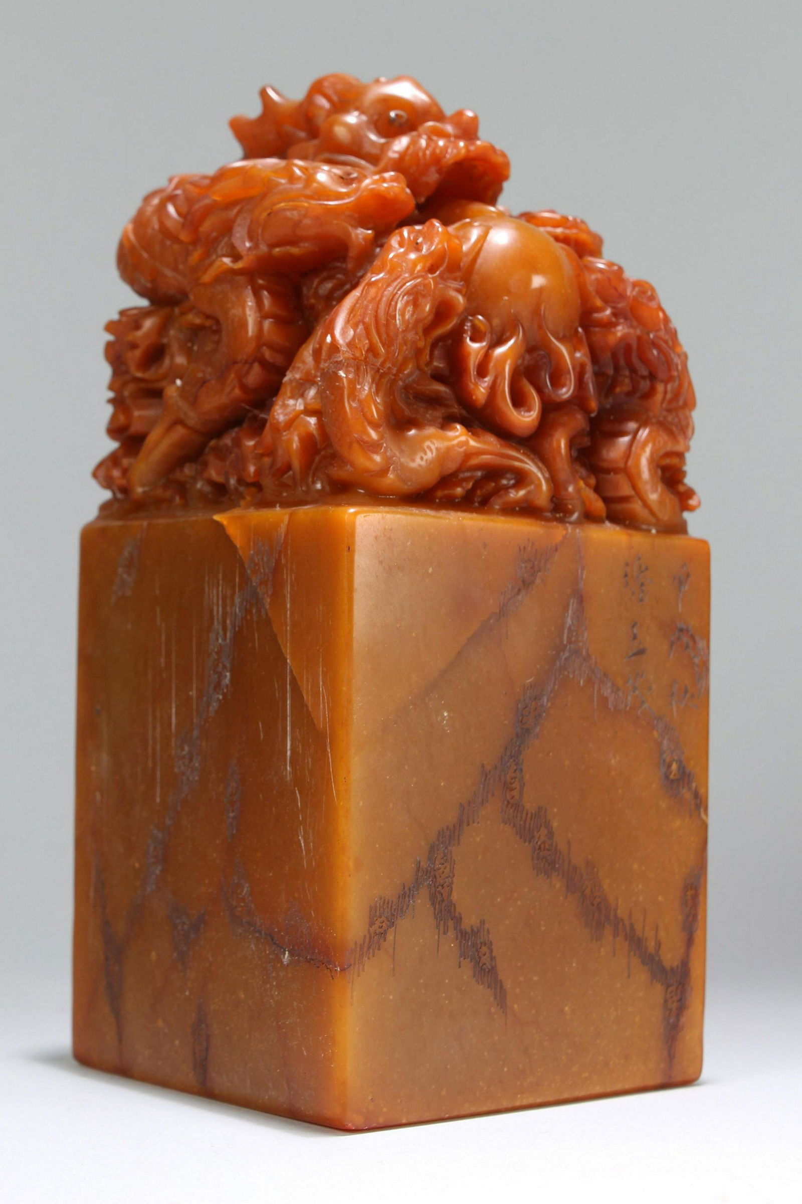 An Estate Chinese Myth-beast Fortune Square-based (1 of 9)