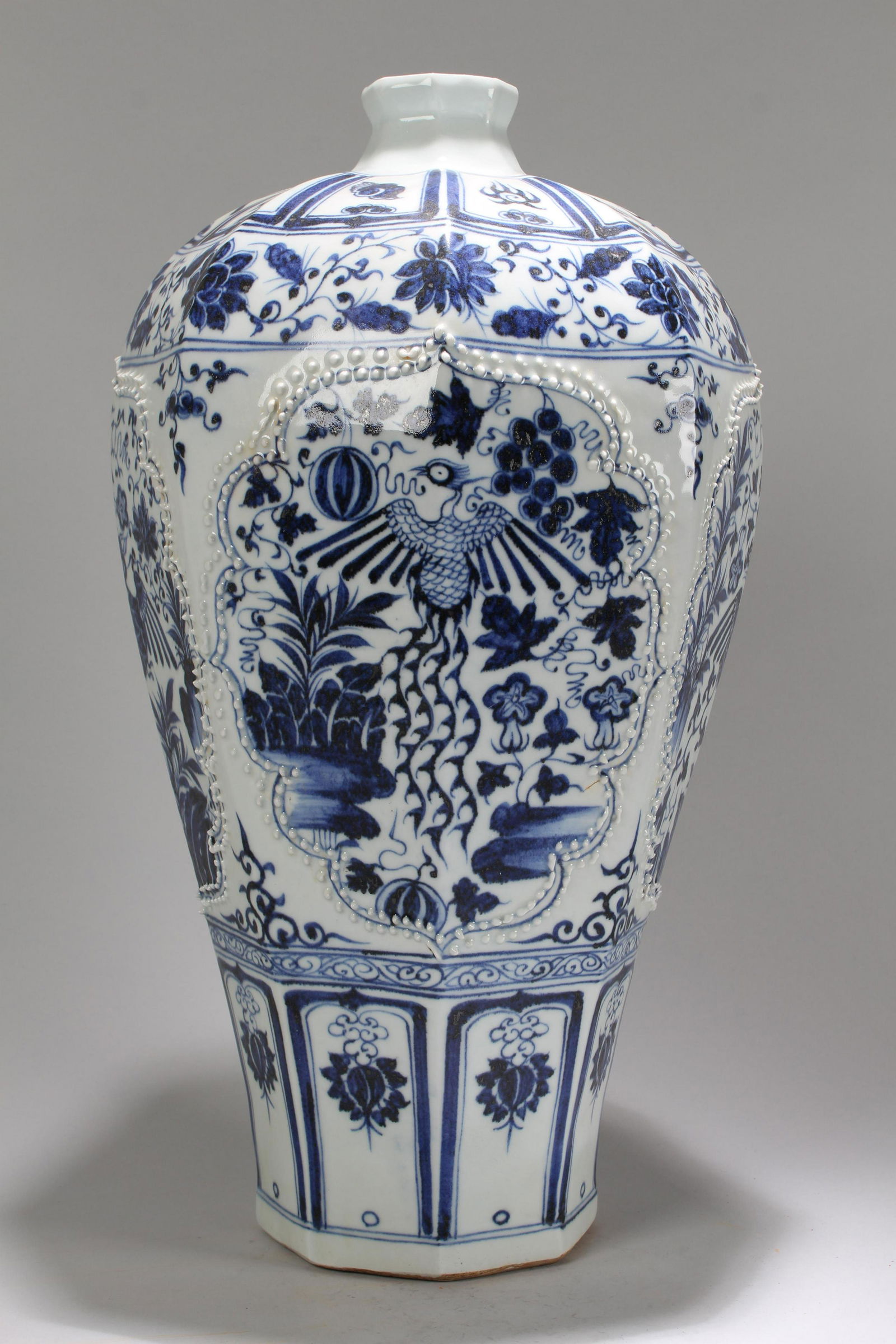 A Chinese Ancient-framing Blue and White Fortune (1 of 7)