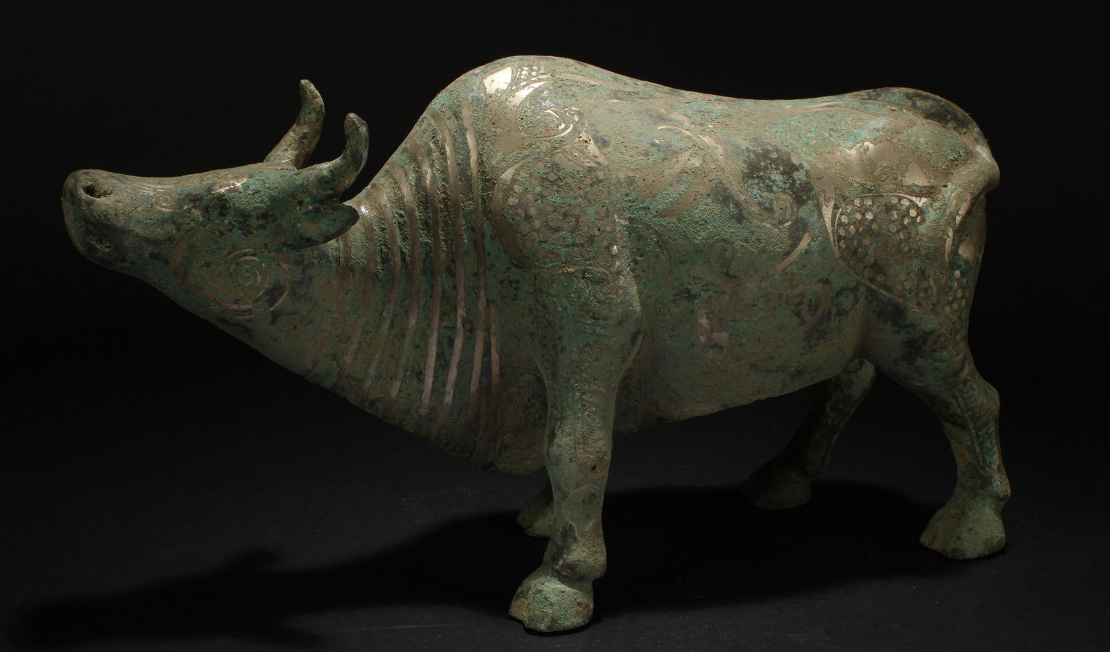 An Estate Chinese Myth-beast Bronze Vessel Statue (1 of 5)