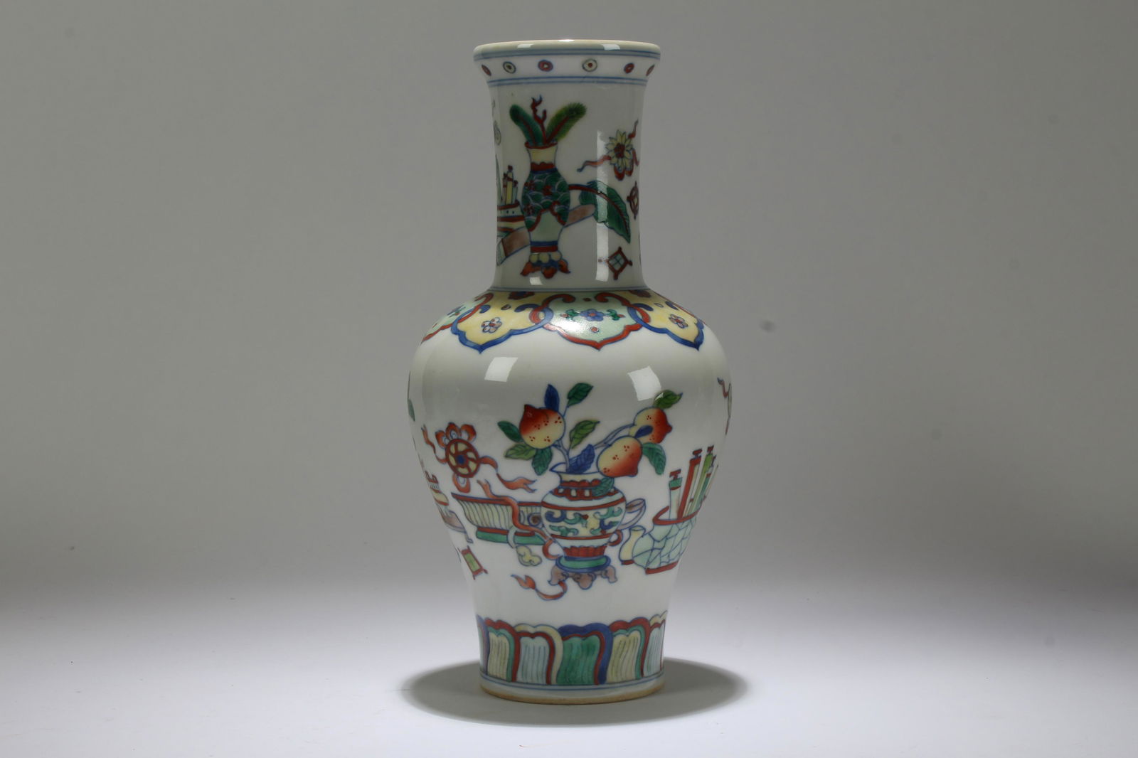 An Estate Chinese Peach-fortune Fortune Porcelain Vase (1 of 6)