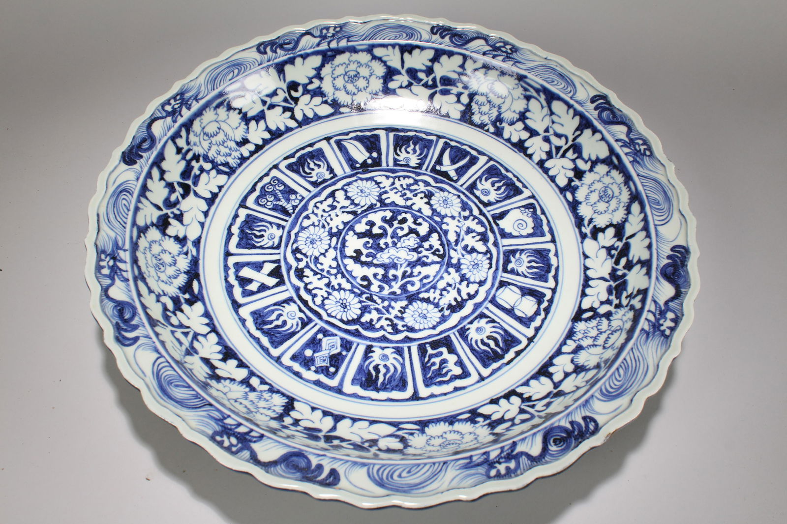 An Estate Chinese Ancient-framing Massive Blue and (1 of 9)