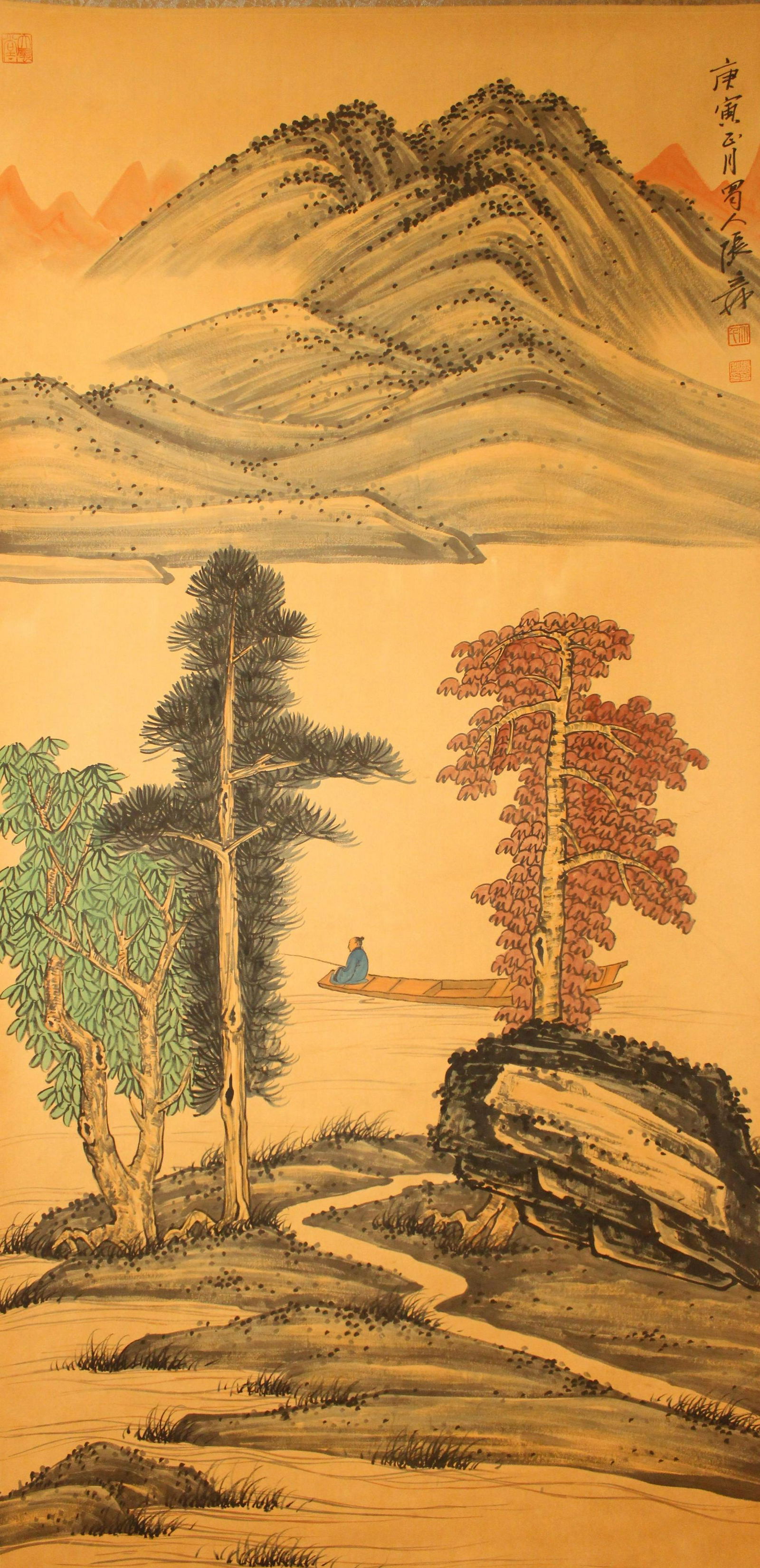 An Estate Chinese Abstract-style Mountain-view Fortune (1 of 6)