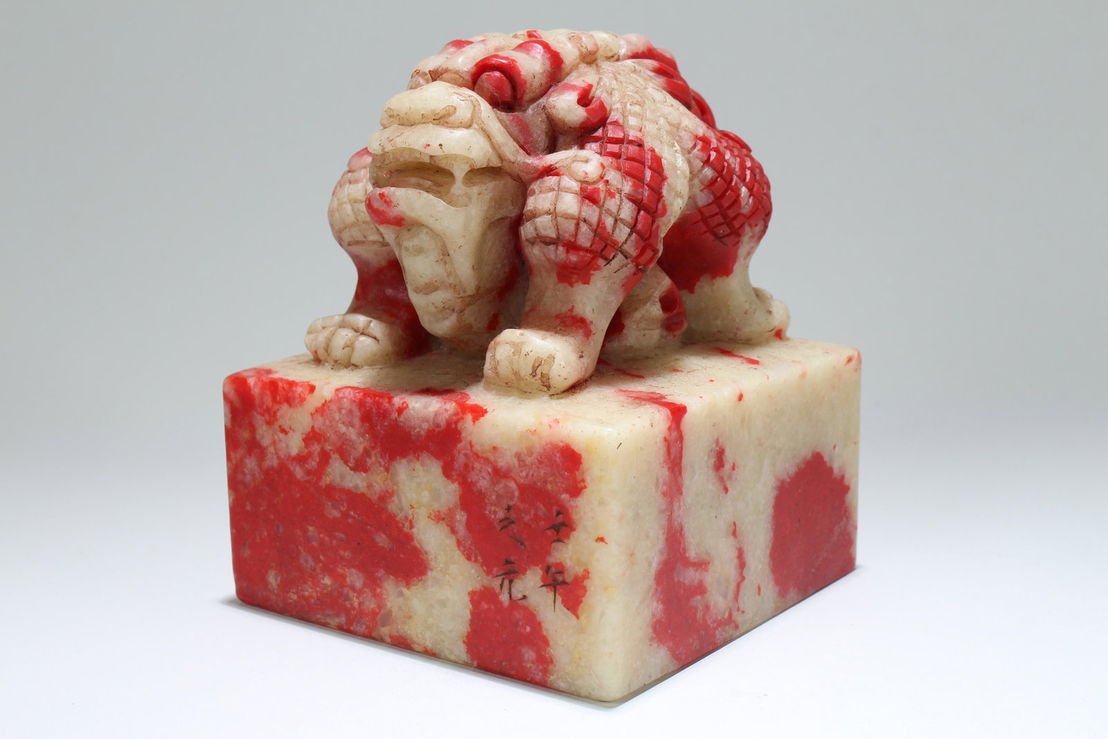 An Estate Chinese Myth-beast Fortune Religious Seal: An Estate Chinese Myth-beast Fortune Religious Seal . Height: 4.5 (inch). Length: 4 (inch). Width: 4 (inch).