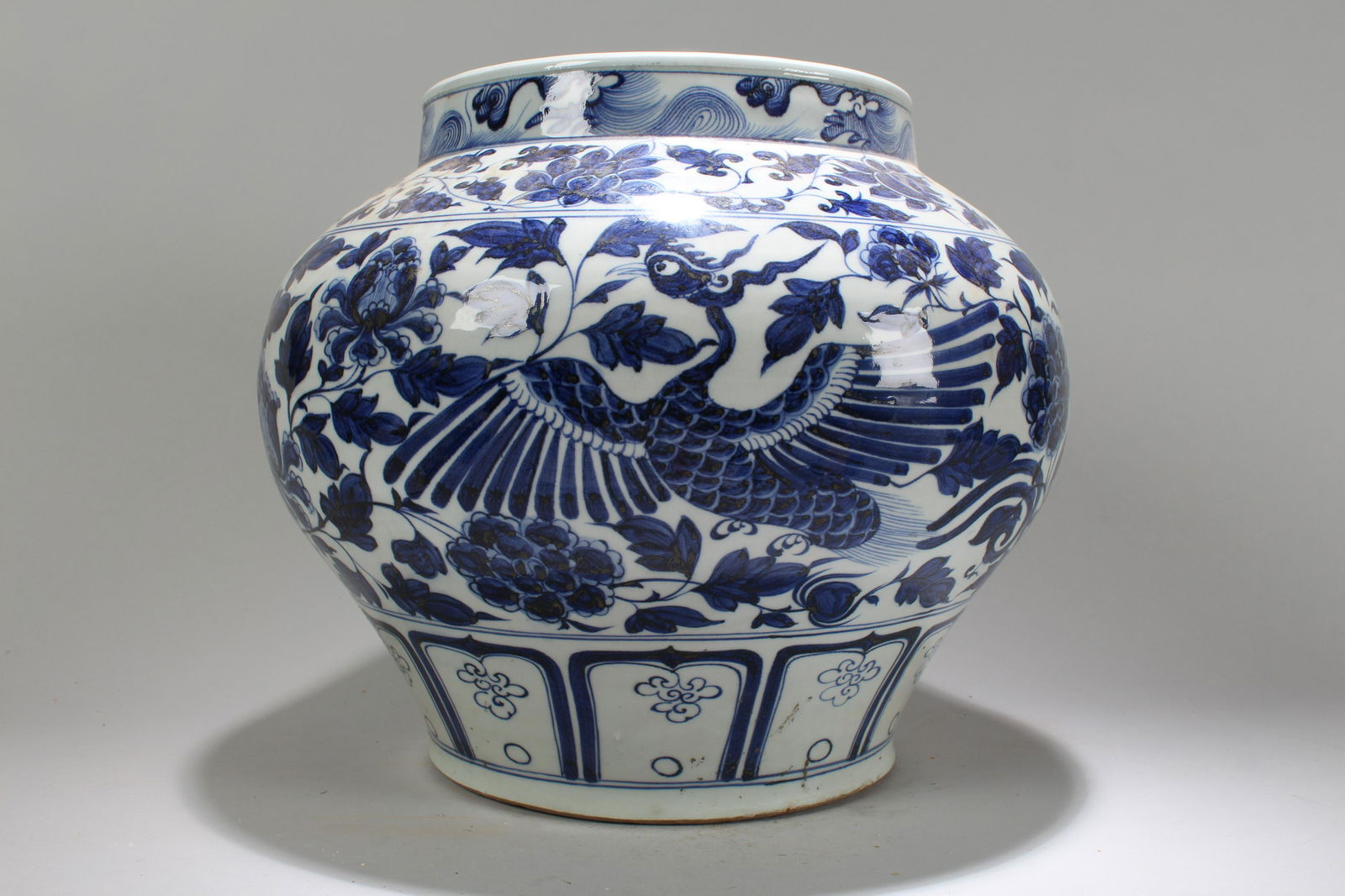 An Estate Chinese Massive Blue and White Circular (1 of 7)