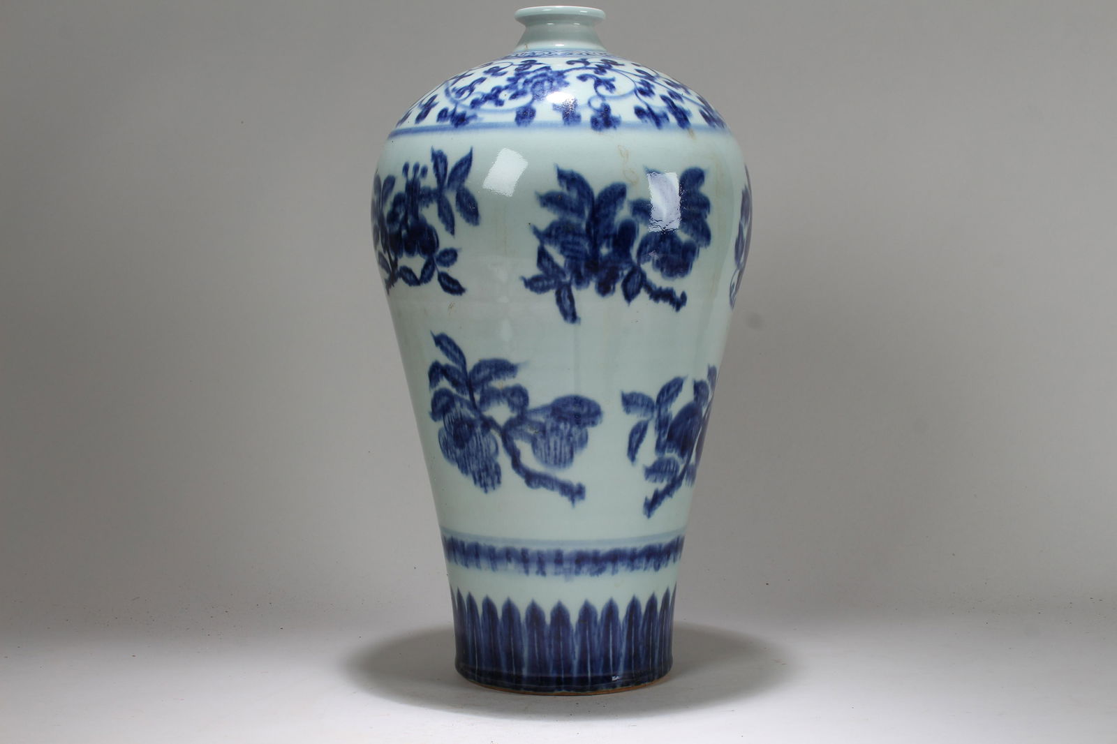 An Estate Chinese Blue and White Fortune Porcelain Vase (1 of 4)