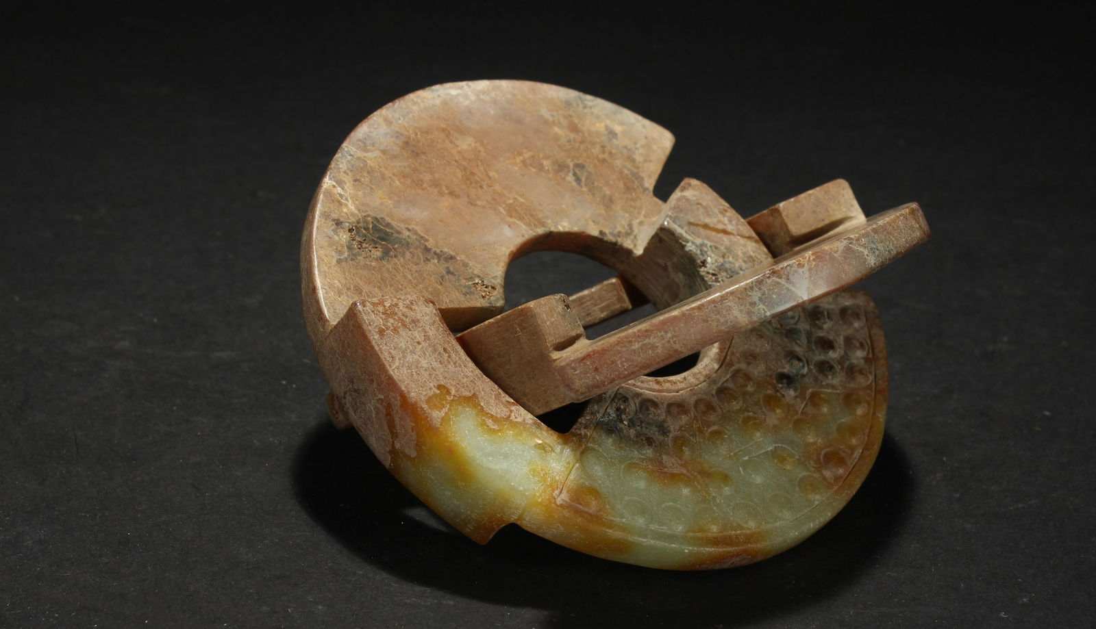 An Estate Chinese Religious Old-jade Curving Figure (1 of 5)