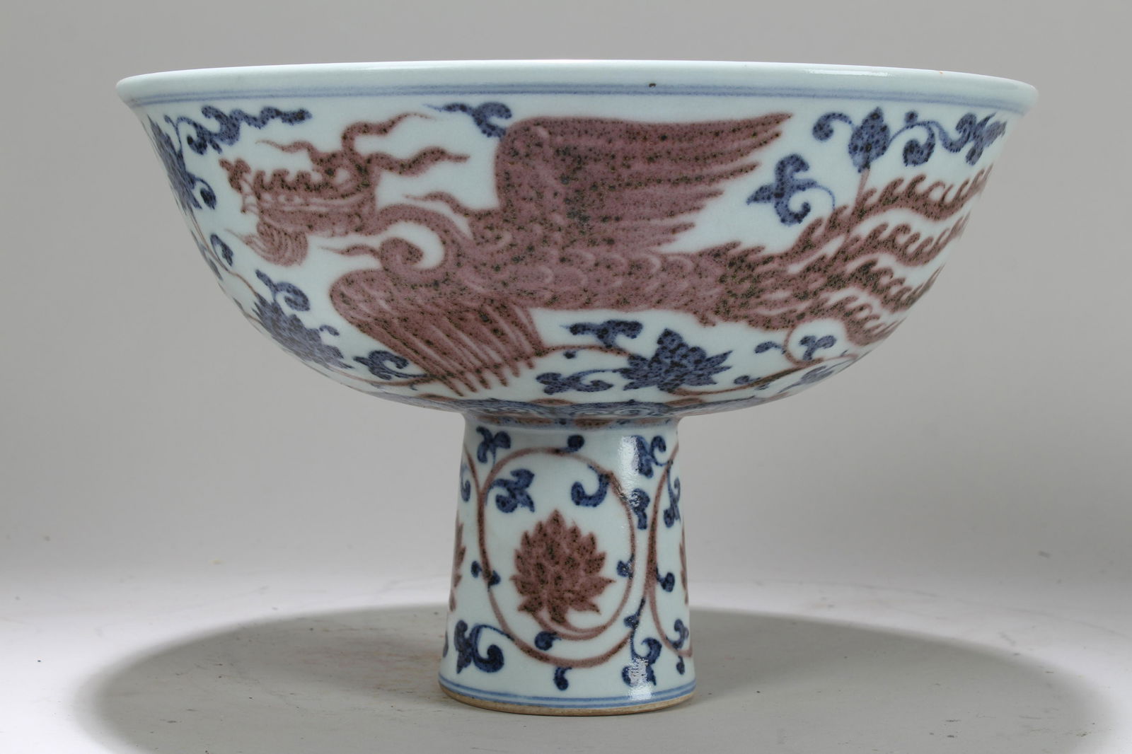 An Estate Chinese Tall-end Phoenix-fortune Porcelain (1 of 7)