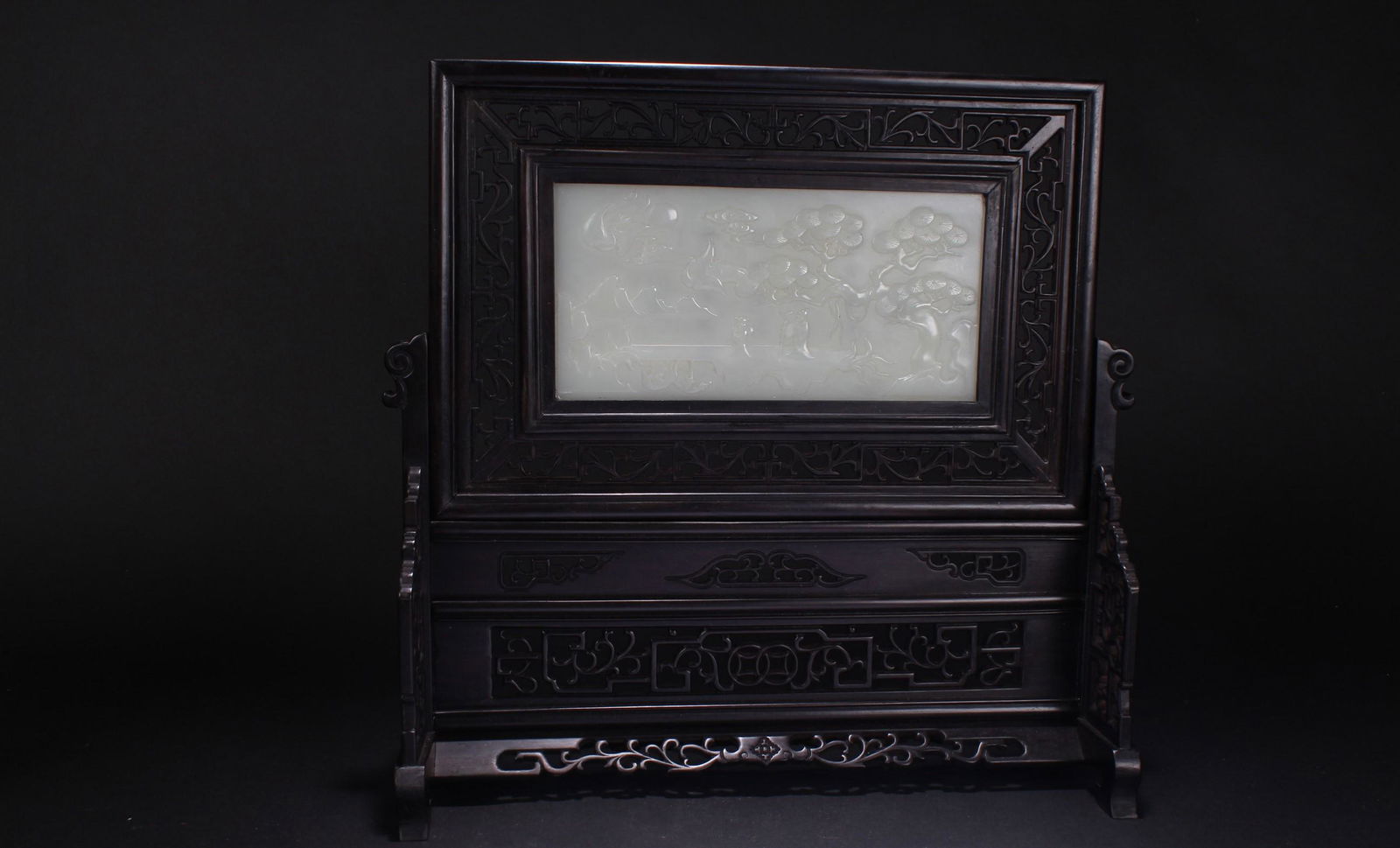 A Chinese Jade-inserted Estate Table Screen (1 of 7)