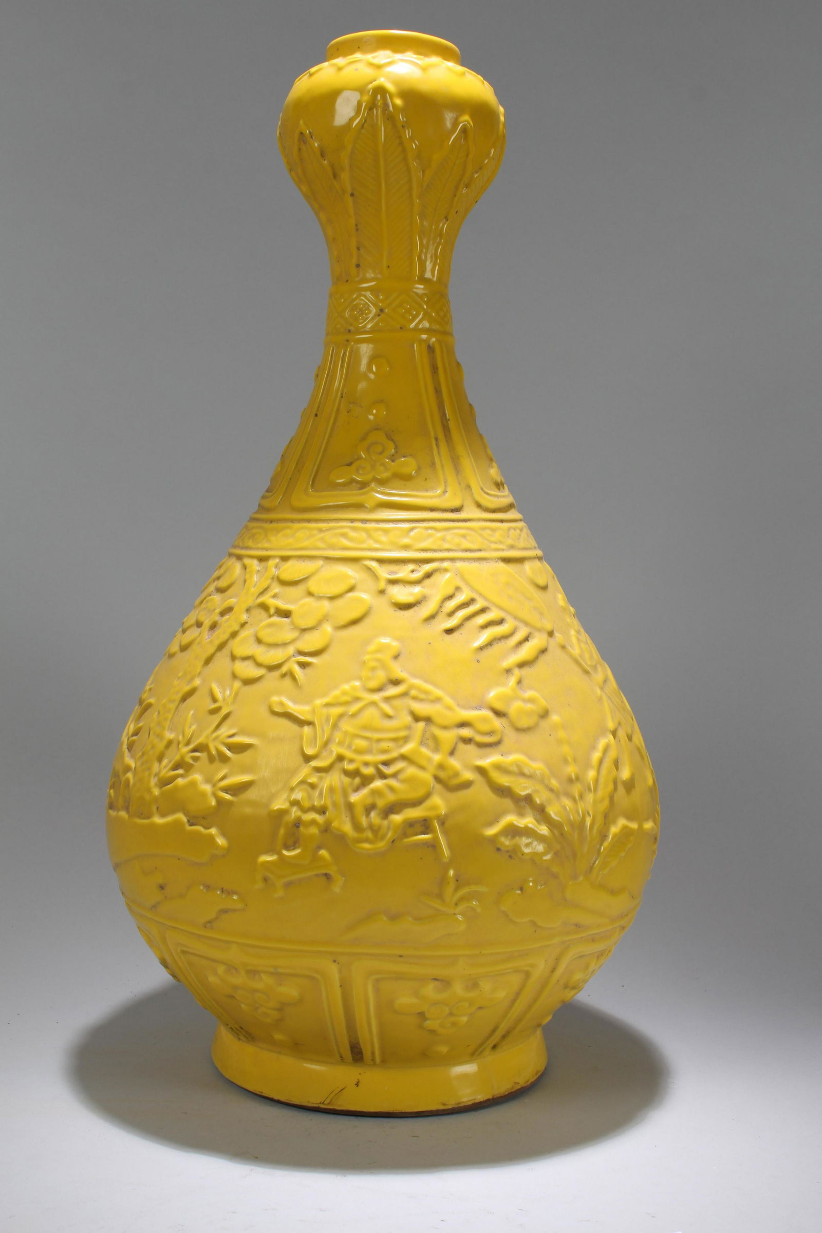 An Estate Chinese Massive Yellow-coding Porcelain (1 of 6)