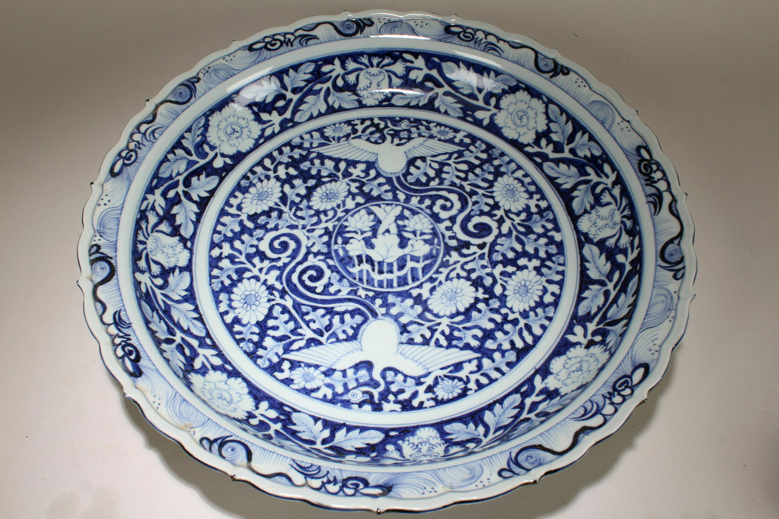 An Estate Chinese Ancient-framing Massive Blue and (1 of 5)