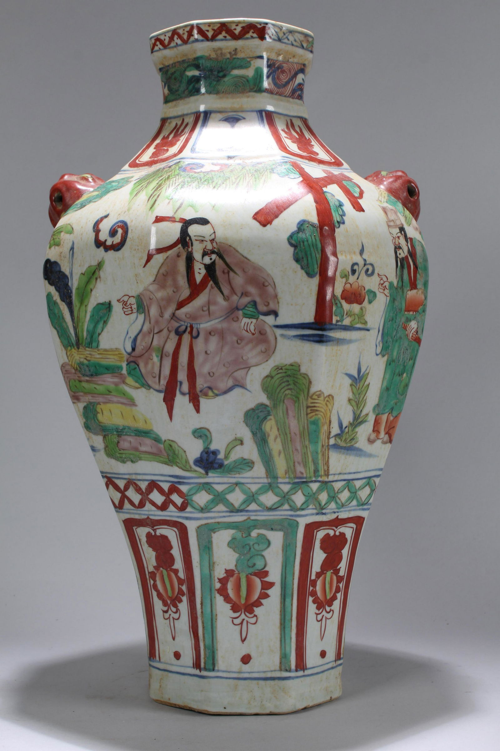 A  Chinese Story-telling Fortune Massive Porcelain Vase (1 of 6)