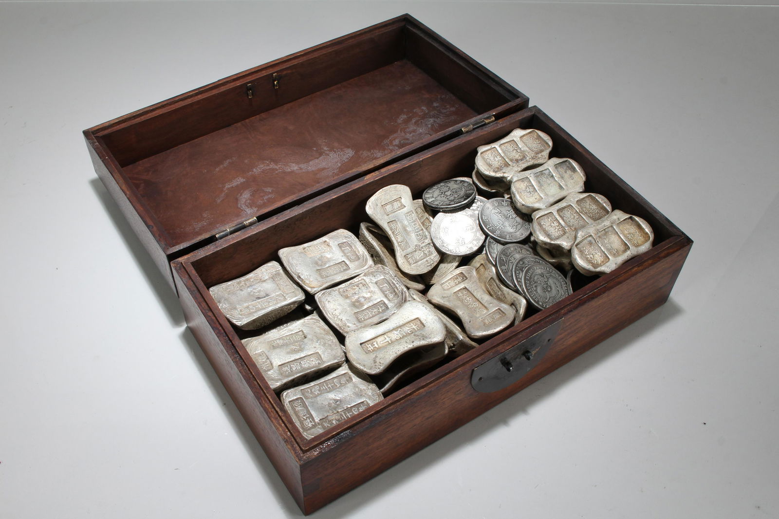 A Chinese Money-brick Fortune Massive Wooden Box (1 of 6)