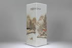 A Chinese Square-based Fortune Porcelain Vase