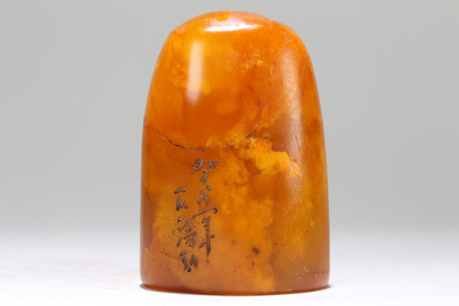A Chinese Mountain-view Fortune Soapstone Seal (1 of 4)