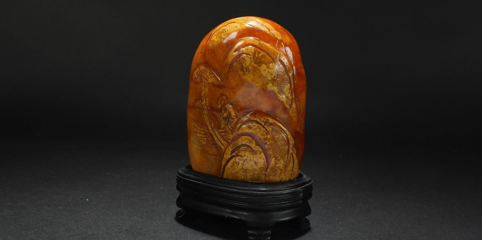 A Chinese Soapstone Figure Display (1 of 6)