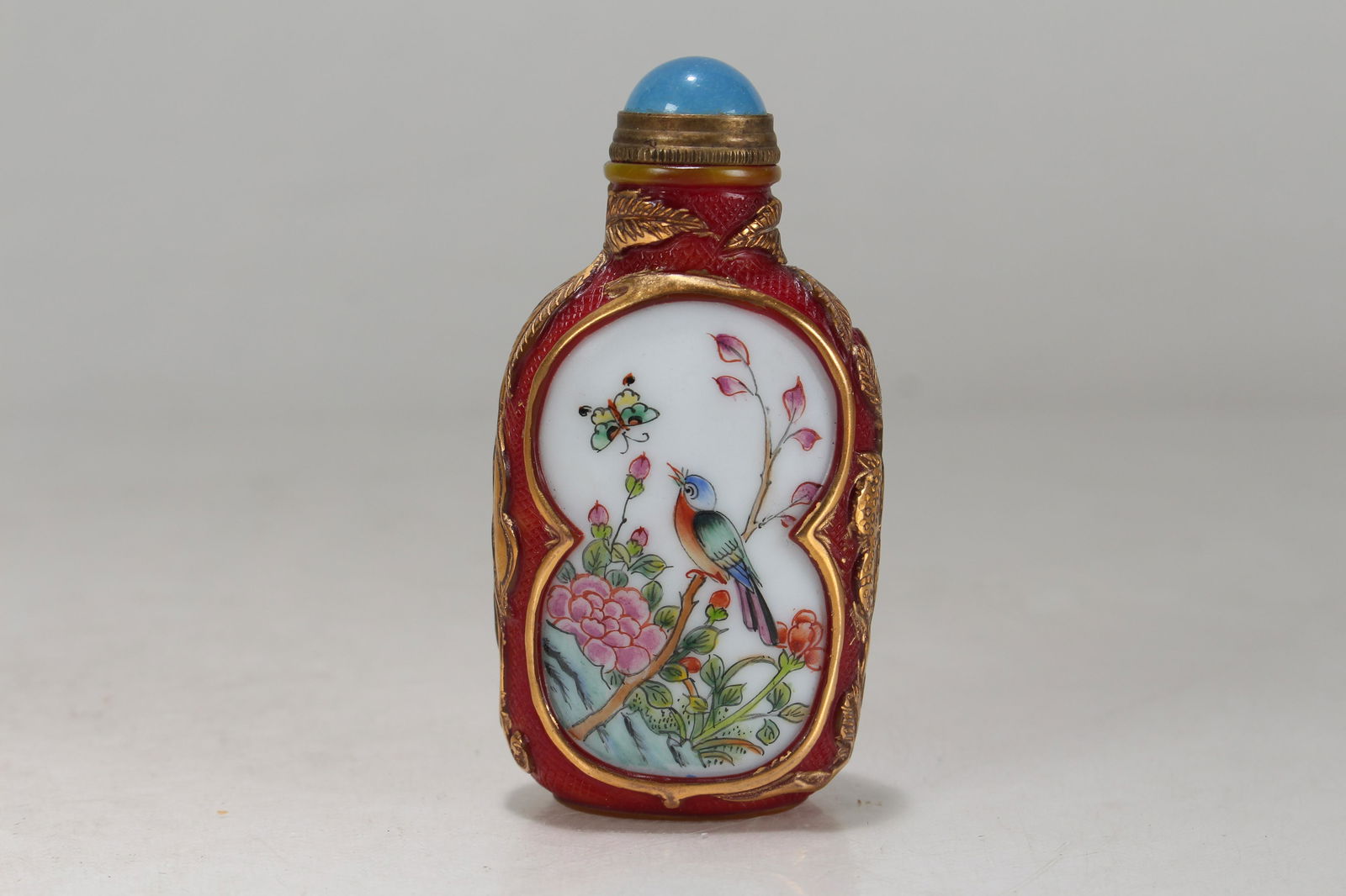 A Chinese Nature-sceen Detailed Fortune Snuff Bottle (1 of 5)