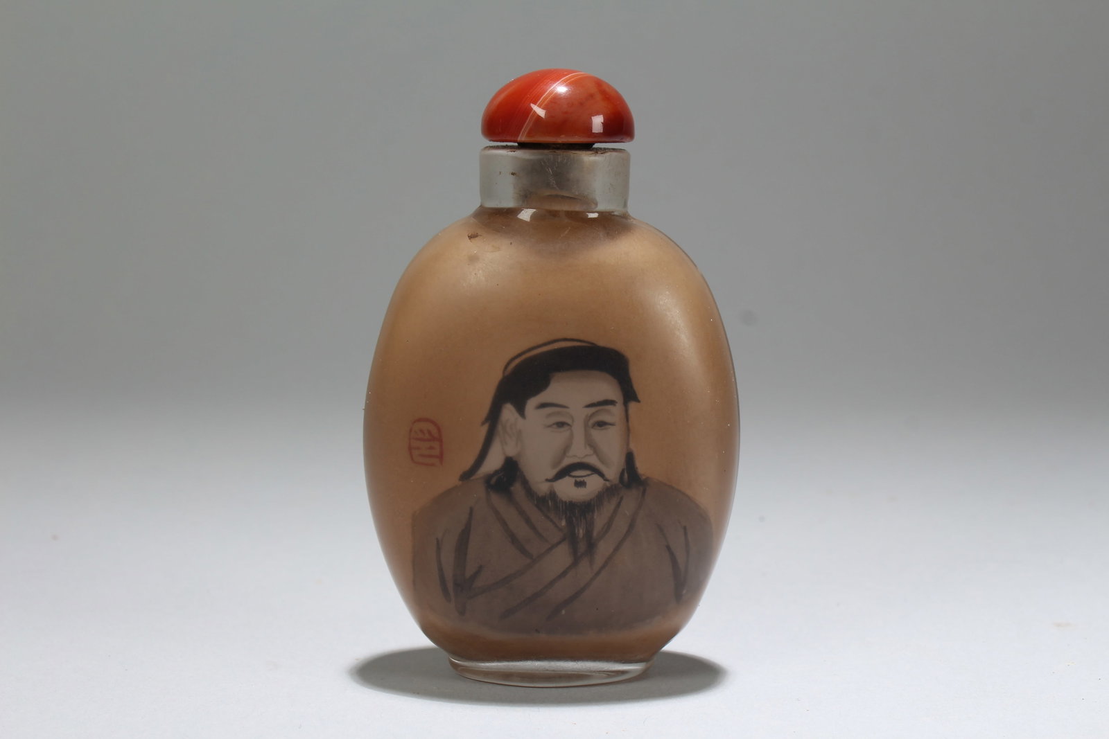 A Chinese Snuff Bottle: A Chinese Snuff Bottle . Height: 3.5 (inch).